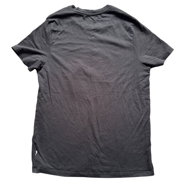 Vans X-Large Graphic Tee Yin Yang Wings Floral Design Black Short Sleeve Cotton - Picture 2 of 6